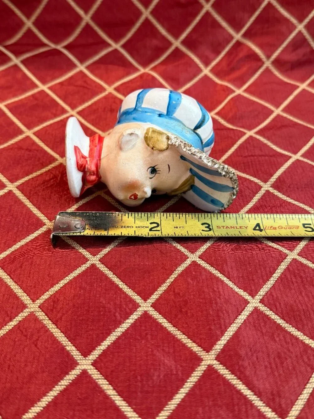 Vintage Boy Head Salt Shaker